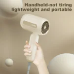 1900W Negative Ion Hair Dryer Low Noise Strong Wind Fast-Drying with Nozzle for Home and Travel Hair Dryer Portable - Image 9