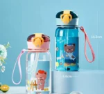 400ml Kids Water Sippy Cup With Straw Cartoon Water Bottles Outdoor Portable Drink Bottle Children's Lovely Cup Leakproof Water - Image 27