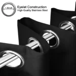 1 Panel Blackout Patio Sliding Door Curtains Grommet Room Divider Thermal Insulated Curtain Drapes for French Door Living Room - Image 8