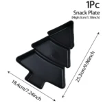 Christmas Tree Fruit Plate Merry Christmas Party Decorations For Home - Image 11