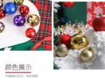 24Pcs 3/4/6CM Christmas Balls Big Ball Christmas Tree Pendant Ornaments for Party Decor - Image 12