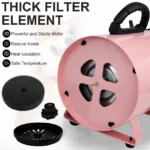 VickyHome Pet Dog Cat Grooming Hairdryers Professional 2800W Variable Speed Powerful Efficient Hair Fur Blower Dryer,3 Nozzles - Image 11