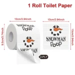 Christmas Toilet Roll Paper Happy  New Year Christmas Supplies Xmas Tissue Roll - Image 9