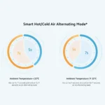 Xiaomi Water Ionic Hair Dryer H500 1800W Wind 20m/s 8 Airflow Modes Hot and Cold Circulating Air Mode Quick Dry Profession Care - Image 11