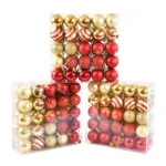 50Pcs Christmas Tree Balls Ornament Xmas Trees Hanging Bauble Pendant - Image 5