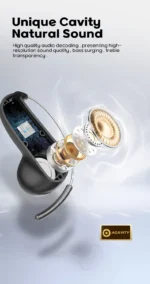 [Glasses-friendly]MINISO MS210 Bluetooth V6.0 Earphones Wireless Headphones AI Translator Earbuds Ultra-light Earphones - Image 13