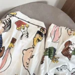 Miniso  Cartoon Snoopy Pajamas Long Sleeves and Long Pants - Image 5