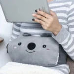 1000ml Hot Water Bottle Bag + Belt Rubber or Warm Plush Pouch Waist Cover Belt - Image 5