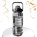 2L Sport Water Bottle With Straw Portable Leak-Large Capacity Water Cup With Motivational Quote Time Marker - Image 24