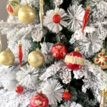 45pcs Christmas Ball Decorations Plastic 6CM Balls,Ice bars, Snowflakes, Reindeer, Christmas Ball Pendant Set Party Decor - Image 12