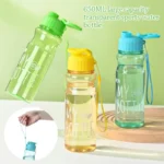 Gift Plastic Water Bottle Large Capacity Sports Kettle Wholesale Transparent Cold Water Cup Outdoor Portable 550ml - Image 5