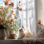 White Sheer Curtains Drapes 132CM Width for Living Room Grommet Top Lightweight Airy Gauzy Light Filtering Window Treatments - Image 10