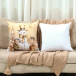 4pcs Merry Christmas Cushion Cover Home Decorations - Image 10