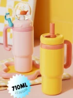 24oz Stainless Steel Whale Fountain Tumbler Whale Water Cups for Kids Teens and Adults - Image 17