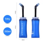 UTOBEST 250ML/500ML 2Pcs Foldable Outdoor Sports TPU Soft Water Bottles, Ultra-Lightweight, Portable, and Suitable for Camping - Image 20
