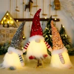 Glowing Gnome Christmas Faceless Doll 30cm Tree Decorations - Image 5