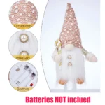 Glowing Gnome Christmas Faceless Doll 30cm Tree Decorations - Image 3