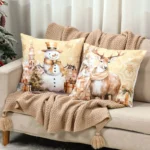 4pcs Merry Christmas Cushion Cover Home Decorations - Image 9