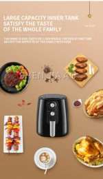 6.5L Air Fryer TC-JD01A Household Large Capacity Electric Fryer Smart Multi-function Oven Kitchen Baked Egg Tart/Roast Chicken - Image 12