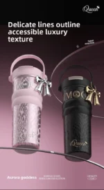 New Style High-Aesthetic "Goddess" Insulated Cup - Large-Capacity Car-Mounted Ceramic Coffee Travel Cup & Premium Portable Water - Image 13