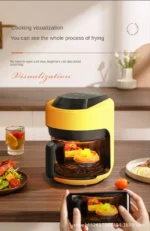 2025 Multifunctional 220V air fryer household transparent visualization fully automatic air fryer small capacity electric fryer - Image 11