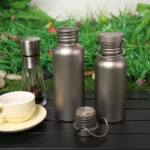 500-750ml Titanium Water Bottle Sports Kettle Leak-Proof Ultralight Water Bottle Tourism Sports Bottle Outdoor Sport Supplies - Image 3