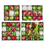 34/12/9pcs Grinch Christmas Ball Decorations Green Monster Xmas Tree Ornaments Green Painted Xmas Ball Set Christmas Home Decor - Image 7