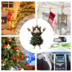 1PC Christmas Tree Pendants Cute Cat Hanging Ornaments for Car Backpack Xmas Tree Decorations Party Supplies New Year Gifts - Image 5
