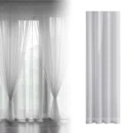 Voltsify Sheer Voile Window Curtain Panel, 100cm W x 200cm H - Image 5