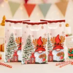 10/25/50pcs Christmas Cute Gift Bags Christmas Party Decoration 2025 Xmas Santa Claus Handbags - Image 9