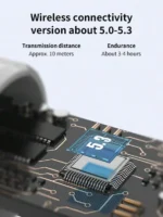 Heart-shaped Rotatable Wireless Bluetooth Earphones HIFI Sound Headphones Touch Control Earbuds Gaming Headsets - Image 8