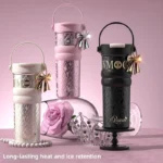 New Style High-Aesthetic "Goddess" Insulated Cup - Large-Capacity Car-Mounted Ceramic Coffee Travel Cup & Premium Portable Water