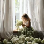 White Sheer Curtains Drapes 132CM Width for Living Room Grommet Top Lightweight Airy Gauzy Light Filtering Window Treatments - Image 11