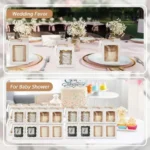 10/30pcs candle gift box with transparent window with label and twine for wedding birthday party gift - Image 6