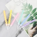 6/12/48pcs/1case Birthday Candles Spiral Cake Candles Long Thin Cake Candles For Wedding Party And Cake Decoration - Image 31