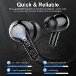New Wireless Earbuds HiFi Stereo Headphones BT5.3 with ENC Noise Cancelling 48H LED Display Ear Buds IP7 Waterproof Earphones - Image 4