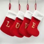 Christmas Alphabet Knitting Socks Christmas Tree Ornaments Christmas Decorations For Home - Image 6
