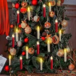 10PCS Candle Lights Battery Operated Christmas Tree Decor Christmas Tree Candles with Clips for Party/Holiday Decoration - Image 3