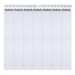 7X PVC Strip Curtain Plastic Soft Freezer Room Door Curtain Kit Hanging 18cm X2m Air-Conditioning Heat Insulation - Image 19