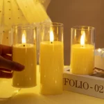 1-3PCS LED Flameless Lights Electronic Candles LED Candle Decorations Acrylic Candles Battery Operated - Image 8