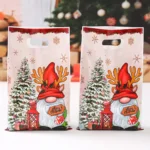 10/25/50pcs Christmas Cute Gift Bags Christmas Party Decoration 2025 Xmas Santa Claus Handbags - Image 4