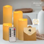 4-144 units/set of waterproof indoor flameless LED candle lights, Christmas, home decoration, wedding holiday decoration