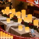 10-300Pcs Wedding Candles Bulk Flicking Candles Light up Candles LED Candles Flameless Candles for Festival Party Table Decor - Image 4