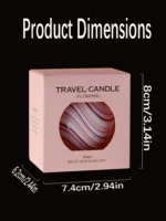 Spherical Scented Candles in Curved Tin Cans Smokeless Soy Wax Wedding Favors Photo Props Home Ambiance Decor - Image 7