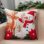4pcs Merry Christmas Cushion Cover Home Decorations - Image 5