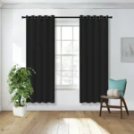 1 Panel Blackout Patio Sliding Door Curtains Grommet Room Divider Thermal Insulated Curtain Drapes for French Door Living Room - Image 7