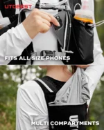 4Pcs UTOBEST 5L Running Vest with 1.5L Hydration Reservoir 500ml Bottle Set Ultralight Multi-Pocket Outdoor Vest for Camping - Image 13
