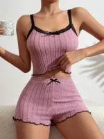 Sling Pajamas Set for Women Sleepwear Homewear - Image 4