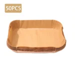 Rectangle Disposable Air fryer Baking Paper Liner Waterproof Oilproof Non-Stick Baking Mat for Ninja Foodi AirFryer Accessories - Image 7