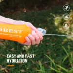 UTOBEST 250ML/500ML 2Pcs Foldable Outdoor Sports TPU Soft Water Bottles, Ultra-Lightweight, Portable, and Suitable for Camping - Image 13